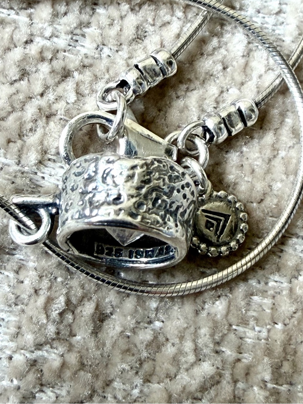 Silpada Cinema Star Silver Necklace with CZ Pendant - Picture 5 of 10